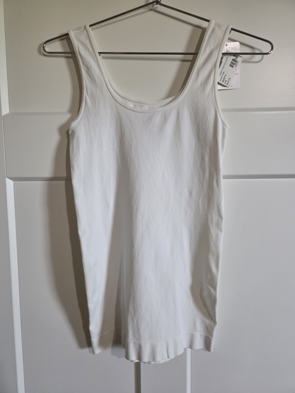 Tees by Tina White Scoop-Neck Tank